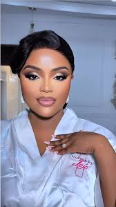 Nancy ready for her sendoff ♥️👰‍♀️, Hair and makeup @makeupbyjojotz, My  robes are from @26kshop thank you for an amazing work