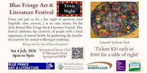 2026 Blue Fringe Festival - Trivia Night