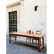 Grande Tavolo Da Pranzo Refettorio In Rovere Francese Di Fine 700 260x79cm Old And Big Wooden Table Refectory Frenc Wooden Tables Table Dining Table