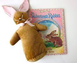 39 00 The Velveteen Rabbit Book Plush Rare Vtg Chic 80s Toy How Toys Become Real Velveteen Rabbit Velveteen Rabbit Plush