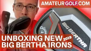 New 2019 Callaway Big Bertha Irons Unboxing