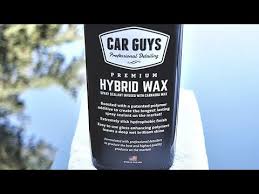 Car Guys Hybrid Wax Review Youtube