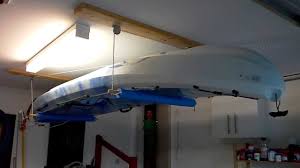 Garage door vertical lift conversion. Garage Pulley System From Ceiling The 4 Point Pulley Lift System Is The