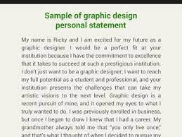 Graphic design personal statement example. Graphic Design Personal Statement For Uni