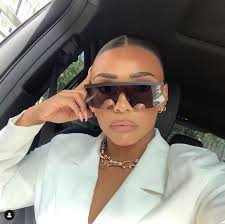 Cuz She Bad Bad Bad Ninibmakeup Staying Shady In Our Black Electric Sunglasses Tap To Cop Now Wit Girl With Sunglasses Glasses Fashion Trendy Sunglasses