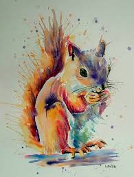 You can make a painting of various animals such as tiger, elephant, zebra, cat, cow, dot and various others. Best 25 Watercolor Animals Ideas On Pinterest Watercolor Watercolor Deer And Raccoon Art Cute766