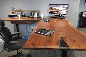 Live edge walnut table, custom walnut office wood desk, solid walnut wood slab, working desk, hairpin legs ironscustomwood 5 out of 5 stars (98) Buy A Live Edge Desk Executive L Shaped Corner Desks