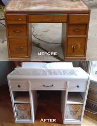 Old Desk Re Purposed Into A Changing Table Diy Nursery Furniture Baby Girls Nursery Diy Baby Stuff
