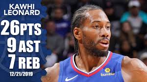 The clippers compete in the national basketball association (nba). Kawhi Leonard Scores 26 For La Clippers Vs San Antonio Spurs 2019 20 Nba Highlights Youtube