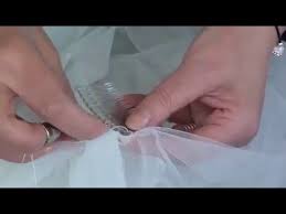 ¿te gustan los velos de novia con encajes? Tutorial Como Preparar Un Velo De Novia Youtube