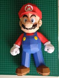 Super Mario Model Mario Crafts Paper Crafts Paper Toys Template