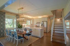 Forming the letter l, cabinets extend in two directions, often with one section of cabinets longer than the other section. Dining Kitchen Stairs House Isn T Selling Kings Ln Saint Simons Island Ga 31522 Laurel Home