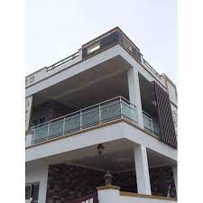 Prices include all parts, paint, fittings and vat. Balcony Glass Railing At Rs 200 Square Feet Balcony Railing Id 19683065012