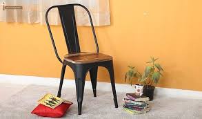 Metal Chairs Buy Metal Chairs Online At Best Price From Woodenstreet In India Choose From Exclusive Range Of Modern Metal Chair Metal Chairs Chair Iron Chair