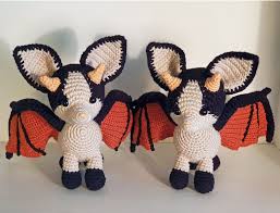 Bat Dragon Crochet Animal Bat Dragon Plush Me Pets Etsy Crochet Animals Unicorn Plush Crochet