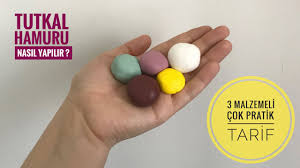 3 Malzeme Ile Pisirmeden Cok Kolay Seramik Hamuru Yapimi Kendin Yap Sanat Kili Diy Art Clay Easy Youtube