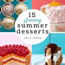 With many of these recipes, your freezer is your friend: 15 Stunning Summer Desserts For A Crowd Tara Teaspoon