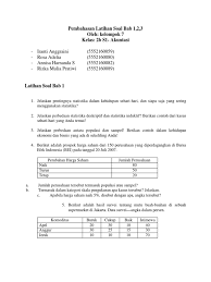 Kunci jawaban buku teknik teknik statistika dalam bisnis dan ekonomi. Contoh Soal Statistika Ekonomi Cara Golden
