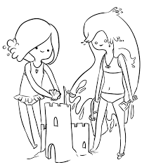 Printable princess bubblegum marceline coloring page. Adventure Time Coloring Pages Best Coloring Pages For Kids