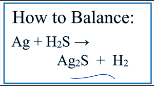 Sulfur, or if you use 1000ml strong acid ( over 10% as hcl ) and 270g. How To Balance Ag H2s Ag2s H2 Silver Hydrogen Sulfide Youtube