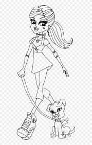 Definitely, the creativity of your boys will certainly enhance much faster by coloring this image. Frankie Stein And Clawdeen Wolf Monster High Coloring Hd Png Download 623x1283 3984692 Pngfind
