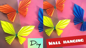 Das ist das neue ebay. Paper Butterfly Wall Hanging Easy Home Wall Decoration Ideas Diy Paper Craft