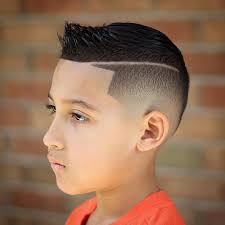 Pushed back long hairstyle with short sides. How To Have A Boys Fade Haircut Human Hair Exim