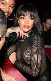 Rihanna Nude Sheer See Through Dress Nip Slip Photos Leaked - Influencers  GoneWild