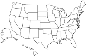 This Site Has Every Outline Map You Will Ever Need They Also Have Geography Tests United States Map United States Outline State Map Print