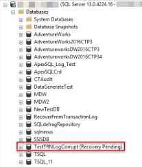 How To Rebuild A Database With A Corrupted Or Deleted Sql Server  Transaction Log File