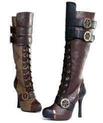 The zipper is quite comfortable. Steampunk Boots For Men And Women