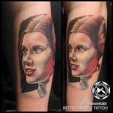 Princess Leia portrait done by Ian Simon in Youngstown, OH. First
