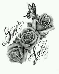 Pin By Angela Rojo On Tattoo Fantasia Rose Drawing Tattoo Tattoos Rose Tattoos