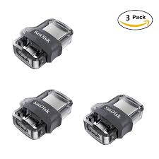 Write speeds lower and vary by capacity. Sandisk Ultra Dual 16gb Usb 3 0 Otg Pen Drive Pack Of 3 Buy Sandisk Ultra Dual 16gb Usb 3 0 Otg Pen Drive Pack Of 3 Online At Low Price In India Amazon In