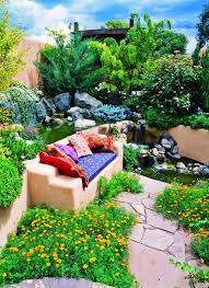 Su Casa Southwestern Homes Spanish Garden Spanish Style Homes Backyard