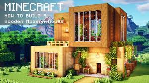 It's perfect for anyone who wants to build a nice house but. Minecraft How To Build A Wooden Modern House Youtube