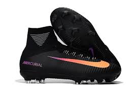 Nike Mercurial Superfly V Fg Soccer Shoes Black Purple Orange With Images Girls Soccer Cleats Soccer Boots Nike Soccer Shoes