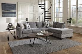 Albany Crossing Smoke Sectional Sofa Sectional Sofa Living Room Designs Transitional Sectional Sofas