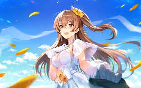 Instead of lashing out in anger, take a deep breath. My Lady Pretty Dress Bonito Floral Sweet Blossom Nice Anime Hot Beauty Hd Wallpaper Peakpx