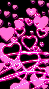 Lots Of Pink Hearts Heart Iphone Wallpaper Heart Wallpaper Love Wallpaper