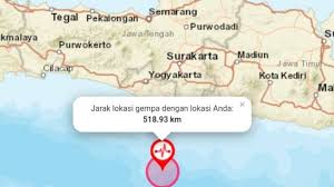 Gempa Di Selatan Jogja Dekat Dengan Pusat Gempa Dahsyat Yang Hancurkan Jawa Suara Jogja