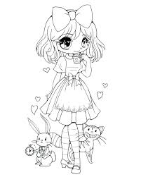 This is cute chibi coloring pages image. Chibi Coloring Pages Collection Whitesbelfast Coloring Home