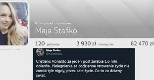 Check spelling or type a new query. Maja Stasko Ronaldo Zarabia Za Jeden Post 1 6 Technojezus Wykop Pl