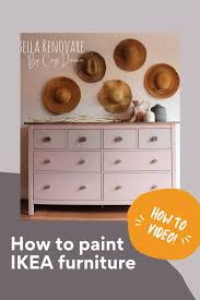 How To Paint Ikea Furniture Painting Ikea Furniture Furniture Makeover Inspiration Refinishing Furniture Diy
