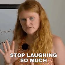Stop Laughing So Much Ronnie GIF