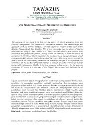 Selepas itu, teks baru akan kelihatan seperti itu dilakukan oleh seorang penulis profesional. Pdf Visi Pendidikan Islam Perspektif Ibn Khaldun