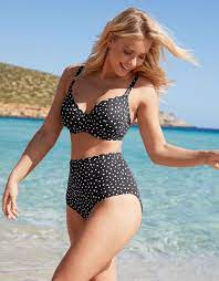 Prague Bikini Top In Spot Print By Bravissimo Bikini Trend Bikinis Swimsuits Outfits