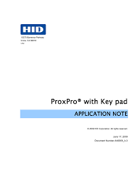 5355 Proxpro W Keypad Application Guide Manualzz Com