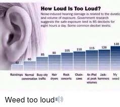 How Loud Is Too Loud Noise Nduced Hearing Damage Is Related