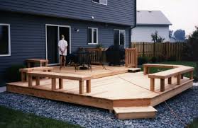 Share Deck Bench Design Plans Gone Small Backyard Decks Deck Designs Backyard Patio Deck Designs